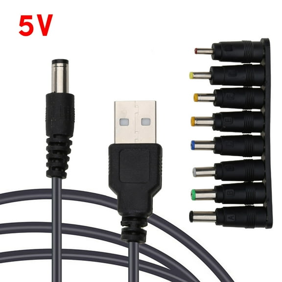 USB 5V to 5V 9V 12V Power Line Adapter USB to Round Hole Connector Converter Cable USB Cord