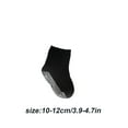 thumbnail image 3 of 6 Pieces Kids Stockings Socks with Nice Elasticity Comfortable Wearing Simple Style Good Craftsmanship Hose Keep Crawing medium black 10-12, 3 of 6