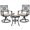 Swivel-Chair+Table-3PCS, variant on Sour Citrus 3-Piece Patio Bistro Set,2 C-Spring High Back Sling Patio Chairs &19.7" Round Metal Side Table,Black Outdoor Furniture for Garden,Poolside,Backyard