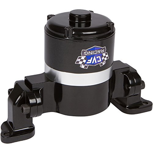 Chevy Petite Pompe à Eau Électrique - 35 GPM, Aluminium Noir, 283, 327, 350, 400, SBC