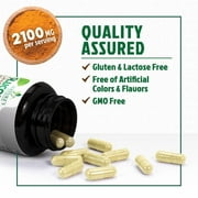 Natures Nutrition Glucosamine Chondroitin MSM Capsules - Triple Strength Joint Health Support Supplement with Turmeric & Boswellia - Joint Flexibility Support Easy to Swallow Capsules - 60 Count