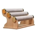 thumbnail image 2 of Organizador de joyas de 3 niveles, soporte para pulseras, expositor desmontable Gris, 2 of 6