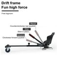 thumbnail image 4 of Fogcroll Hoverboard Kart Seat Attachment Accessory Self Balancing Scooter Hoverboards Go Kart Attachment for Kids Adults for 6.5”-10” Hoverboards,White, 4 of 12
