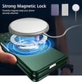 thumbnail image 2 of Magnetic Case for Samsung Galaxy Z Fold 5 Case with Kickstand & Ring Holder, [Compatible with MagSafe Charging] Slim Ultra PC Back Scratch-Resistant Military Grade Shockproof Case, Green, 2 of 14
