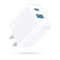 thumbnail image 1 of Cargador Turbo Dual USB A y Tipo C 20W 1Hora, 1 of 7