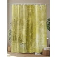 thumbnail image 4 of Shower Curtain Yellow Paint Bathroom Curtains with Hooks, Waterproof Fabric Abstract Art Graffiti Bath Shower Curtains Set for Bathroom Bathtubs Decor 72x72 Inch, 4 of 8