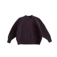 thumbnail image 2 of Lmnyox Sweaters for Kids Fashion Solid Color Long Sleeve Turtleneck Knitted Pullover Winter Loose Warm Tops, 2 of 9
