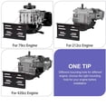 thumbnail image 4 of Mini Bike Universal Engine Motor Mounting Plate for Predator 212cc 196cc 420cc 301cc 79cc 97cc Engine Go Kart Coleman Powersports CT100U CC100X CT200U CT200U-EX BT200X KT196 Baja MB200 DB30 Parts, 4 of 9