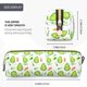 thumbnail image 3 of Disketp Kawaii Avocado Estuche de Lápices de Cuero con Cierre, Estuche Compacto para Papelería, Bolígrafos y Accesorios Pequeños, 3 of 7