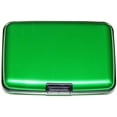 thumbnail image 4 of Aluminum RFID Blocking Credit Card Holder for Men & Women, Cool Slim Metal Business Card Case (Green), 4 of 4