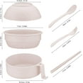 thumbnail image 2 of Ramen Bowl Set, 2026 New with Lid, Handles, Strainer, Spoon, Chopsticks & Fork, Dishwasher Safe College Dorm & Apartment Essentials, 2 of 13