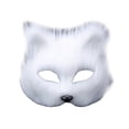 thumbnail image 4 of Runquan Furry Clubs Roles Play Faces s Party Prom Costume Accessories White, 4 of 8