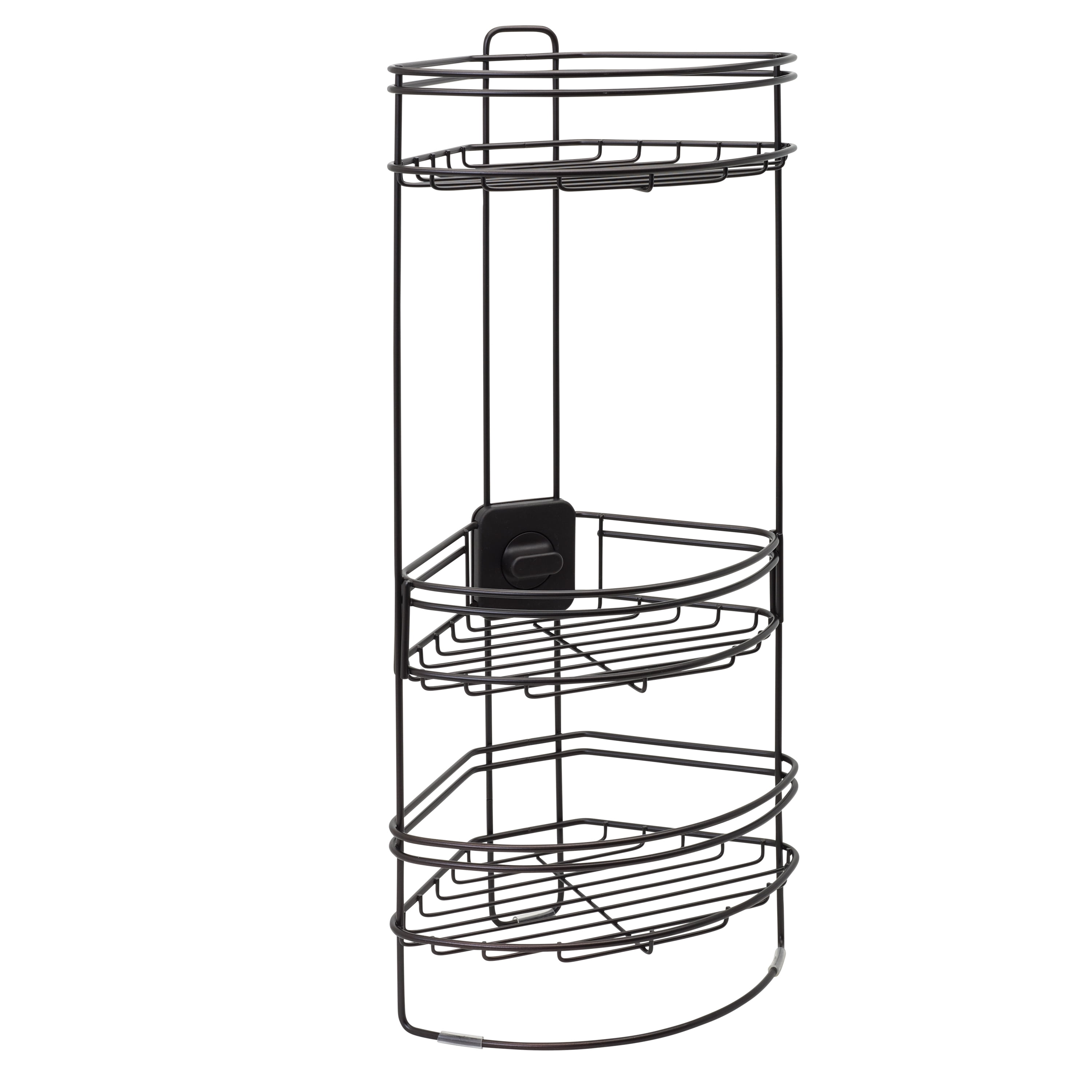 Better Homes & Gardens Standing Shower Caddy with Adjustable Basket ...