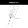 thumbnail image 3 of Eye Catching Velvety Wraped Stem Stylish Christmas Tree Picks Charm With Plush Texture For Seasonal Decoration, 3 of 8