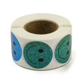 10Roll Stickers Roll Round Paper Face Pattern Adhesive Labels ...