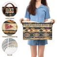 thumbnail image 4 of Ryvnso Boho Tribal Ethnic Storage Bins Large Basket Foldable Cube Toys Organizer with Handles 1 PC, 4 of 7