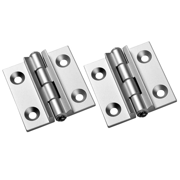 SAIYEN Torque Position Control Hinges Aluminum Alloy Bushing Hinge 120 Degree,2 Pcs,1.85 Inch, White C63