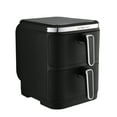 thumbnail image 2 of Culinary Chef 11.6 Qt./11 L Double Stack Digital Air Fryer, 1800 Watt Dual Chamber Air Fryer, Black, 2 of 6