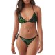 thumbnail image 1 of Fotbe Lush Foliage Green Plant Traje de Baño para Mujer de Dos Piezas – Bikini Sexy de Tirantes Tipo Halter con Diseño Triangular, 1 of 6