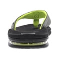 thumbnail image 3 of Reef Men's Fanning Black / Green Low Top Rubber Sandal - 10M, 3 of 4