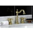 thumbnail image 3 of Kingston Brass KB1977AX 8 in. Widespread Bathroom Faucet, Brushed Brass, 3 of 5