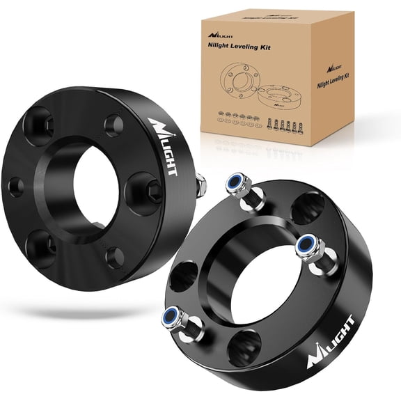 Nilight 2.5" Leveling Kit for 2004-2023 F150 2WD 4WD 2012 2013 2014 2015 2016 2017 2018 2019 2020 2021 2022 2023/2003-2018 Expedition/2005-2008 Lincoln Mark Front Raise Suspension Strut Spacers