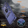 thumbnail image 2 of for Samsung Galaxy S20 FE Case with HD Screen Protector, Build in Ring Stand [Military Grade] Protective Case for Galaxy S20 FE 5G Case,Blue, 2 of 13
