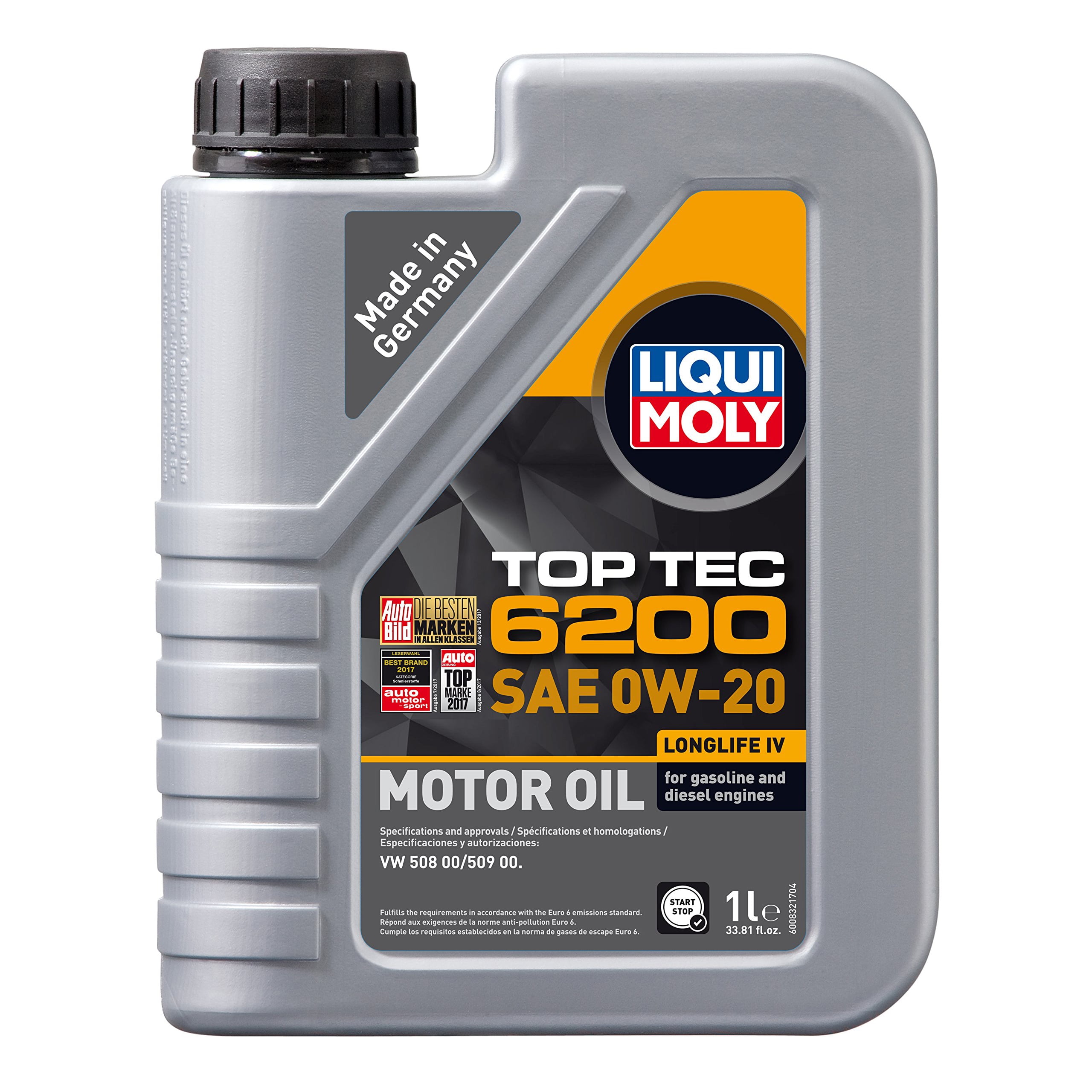 Buy LIQUI MOLY 1L Top Tec 6200 Motor Oil 0W20 at Ubuy India