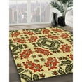 thumbnail image 2 of Ahgly Company Indoor Rectangle Patterned Mustard Yellow Area Rugs, 2' x 4', 2 of 6