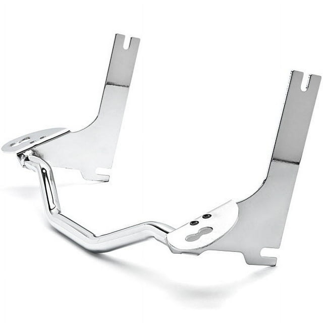 Krator Chrome Spot Light Passing Lamp Mount Bar Bracket Compatible with 1994-2013 Harley Davidson Electra Glide