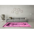 thumbnail image 3 of Ahgly Company Indoor Rectangle Abstract Pink Modern Area Rugs, 7' x 10', 3 of 4