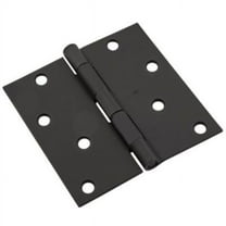 National Hardware - SPB512 3" SQR Hinge 1/pk - Black