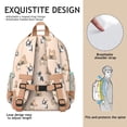 thumbnail image 5 of French Bulldog Dog Backpack for School,Cute School Bag,Schoolbag with Adjustable Shoulder Straps & Padded Back,15.25"x11.5"x5.25", 5 of 6