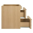 thumbnail image 3 of Modway Render 24" Wall-Mount Bathroom Vanity Cabinet (Sink Basin Not Included) in Oak, 3 of 8