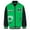 Green, creeper, variant on Minecraft Creeper French Terry Varsity Zip Up Bomber Jacket Little Kid to Big Kid