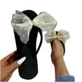 thumbnail image 5 of asdoklhq Slippers for Women Indoor and Outdoor,Sandals Women Slope Heel Open Toe Bow-Knot Slippers Comfy Beach Shoes Flip Flop, 5 of 9