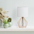 thumbnail image 5 of Table Lamp - Contemporary Table Lamp Linen cloth lampshade with cut-out base, small bedside lamp Suitable for bedrooms, living rooms, 5 of 5