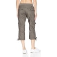 thumbnail image 2 of Calvin Klein Poplin Capri Cargo Pants Quail M, 2 of 2
