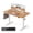 Light Rustic Brown, variant on DESINO 48x24 inch Electric Standing Desk, Height Adjustable Sit Stand Desk with Memory Presets, Ergonomic Home Office Computer Desk with Anti-Collision, Maple