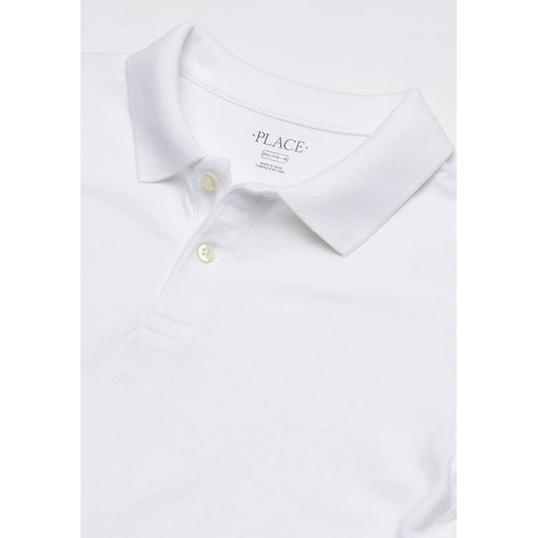 White school polo 2024 shirt 5 pack