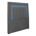 thumbnail image 2 of Cabecera Queen Size Dicasa Bora Gris Oscuro, 2 of 6