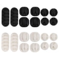thumbnail image 1 of Miangastore Wire Management Clips TPR White 20Pcs 3.2X0.8X0.4In, 1 of 8