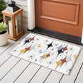 thumbnail image 4 of Diamond Entryway Rug 2'x3'&nbsp; Non Slip Front Door Mats, Modern Geometric Middle Century Grey Yellow Red Entrance Rugs Indoor Outdoor Carpet, Washable Floor Mats Small Area Rug for Bedroom Kitchen, 4 of 8
