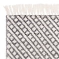 thumbnail image 6 of SAFAVIEH Natura Calanthia Geometric Fringe Area Rug, Ivory/Black, 4' x 6', 6 of 8