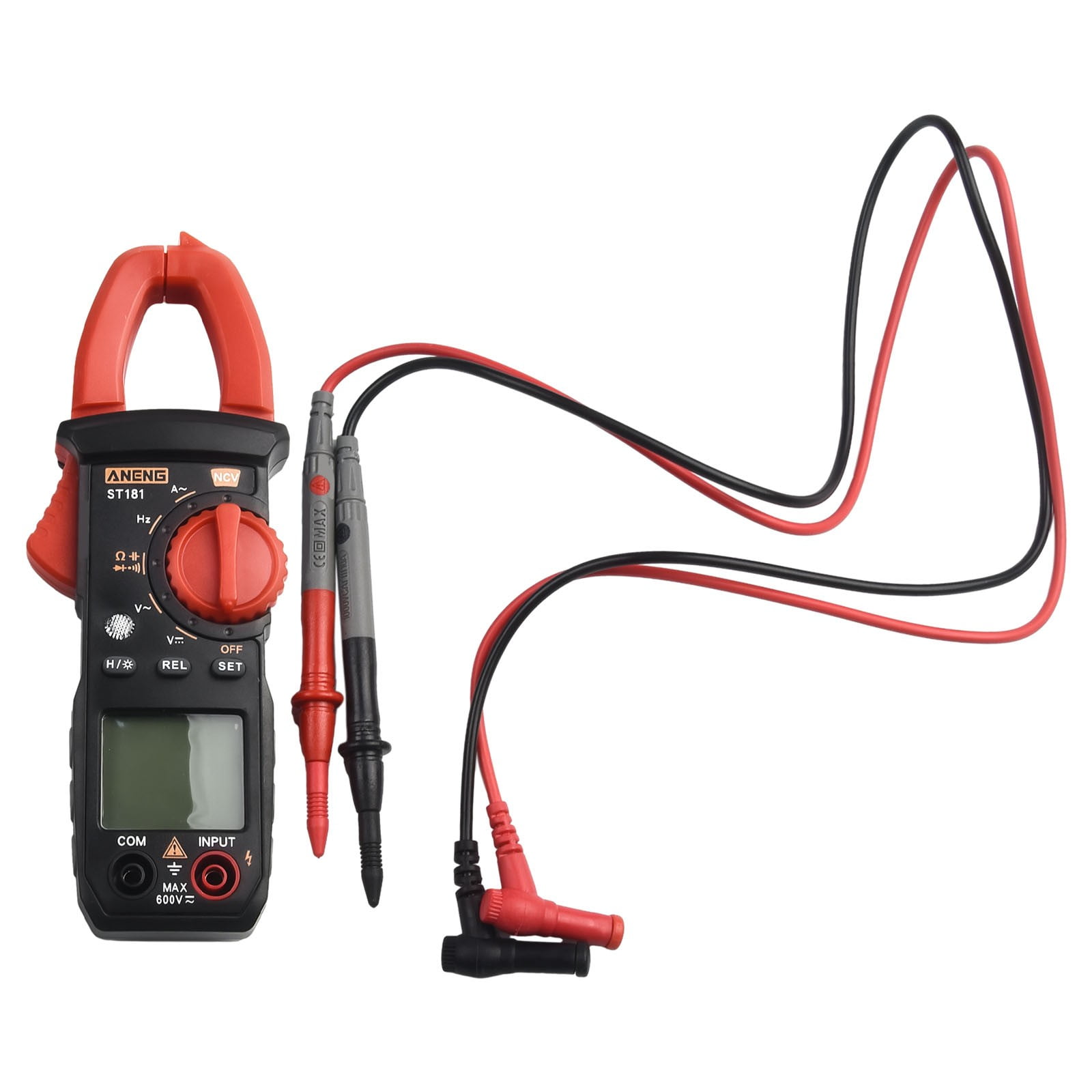 St181 Digital Clamp Multimeter 400A Ac/Dc Clamp Ammeter with Backlight 4000Count