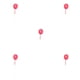 thumbnail image 1 of Cateissary Kit de decoración de pasteles Globos exquisitos Herramientas para hornear Estilo simple Decoraciones de feliz cumpleaños Decoración de boda Rojo 5piezas Cateissary CBP228009, 1 of 6