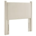 thumbnail image 5 of Modway Rael Performance Velvet Upholstered Twin Headboard in Alabaster, 5 of 7