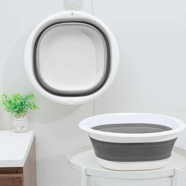 Foldable Portable Sink Basin for Camping RV Travel Multipurpose Collapsible Wash Tub with Handles