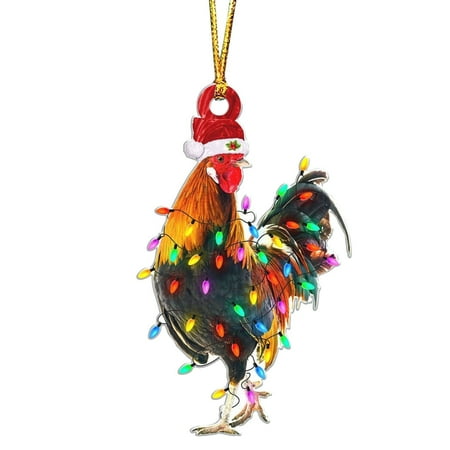 

Veki Acrylic Deer Pendant Christmas Decorations Animal Pendant Various Industries For Christmas Tree Decoration Car Rearview Mirror Backpack Pendant Crafts Diamond Decorations for Home