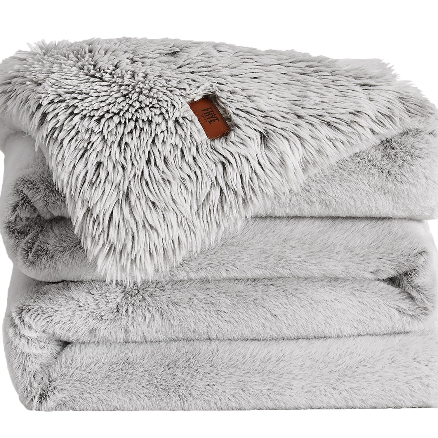 Frye Arctic Light Gray Throw, 60 in x 70 in